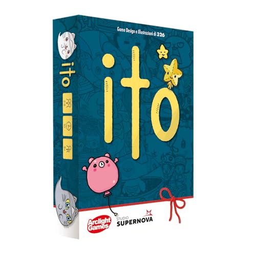 studio supernova - Ito Kartenspiel, kooperatives Partyspiel von Diskussionen und Meinungen, 2-10 Spieler, 8+, italienische Ausgabe studio supernova - Ito Kartenspiel, kooperatives Partyspiel von Diskussionen und Meinungen, 2-10 Spieler, 8+, italienische Ausgabe von studio supernova