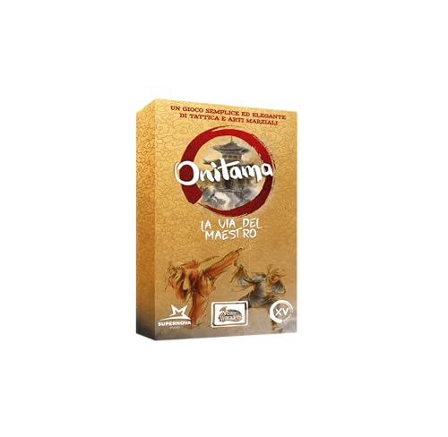 Studio Supernova - Onitama La Via del Maestro - Erweiterung des klassischen modernen strategischen Spiels, 2 Spieler, 8+, italienische Ausgabe Studio Supernova - Onitama La Via del Maestro - Erweiterung des klassischen modernen strategischen Spiels, 2 Spieler, 8+, italienische Ausgabe von studio supernova