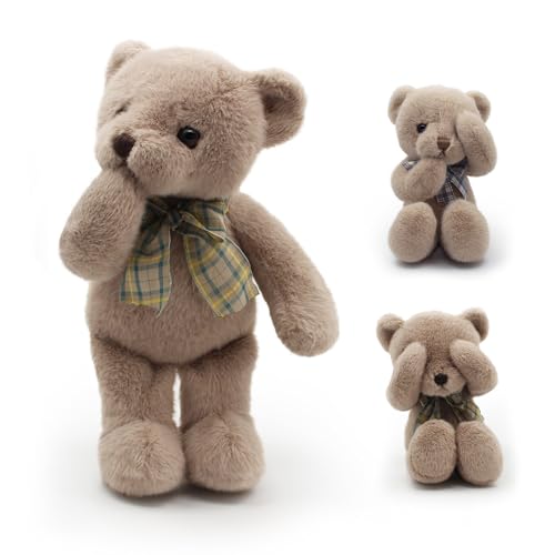 suepcuddly Kleiner Magnet-Teddybär, Stofftier, niedliches Plüschtier für Mädchen, 30,5 cm, Grau suepcuddly Kleiner Magnet-Teddybär, Stofftier, niedliches Plüschtier für Mädchen, 30,5 cm, Grau von suepcuddly
