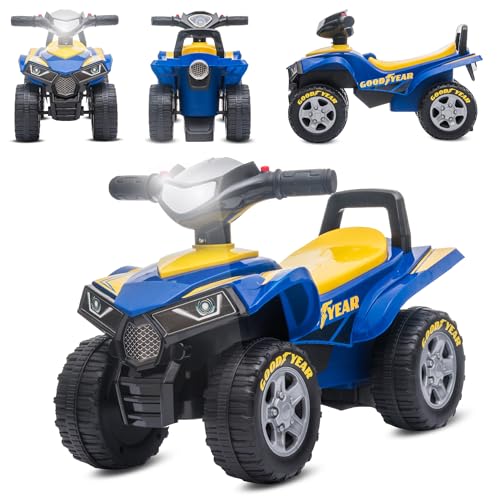Kinderauto Quad Rutscher ab 1 Jahr Babyquad, Fahrzeug Rutschfahrzeug Babyauto Auto (Blau) von sun baby