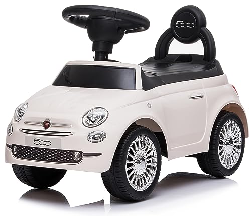 Rutschauto ab 1 Jahr, Bobbycar, Kinderauto, Baby Auto, Lauflernhilfe mit Hupe und Motorengeräuschen (Weiß) von sun baby