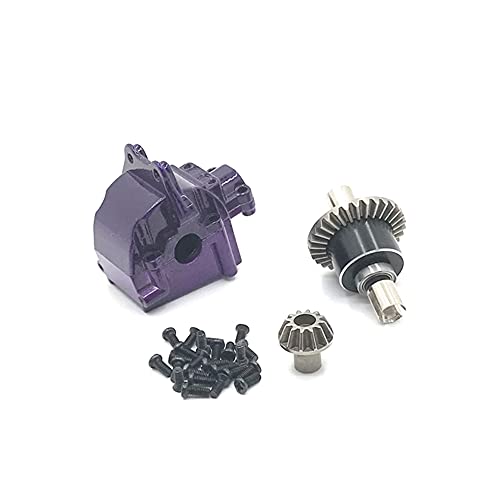 sunree Metall-Differential- und GetriebegehäUsedeckel für 144001 124019 124018 RC Auto Upgrade Teile ZubehöR,1 von sunree