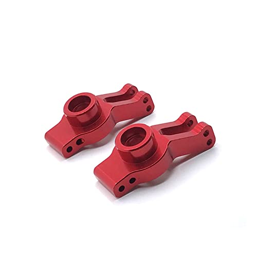 sunree Metall Rad Naben TräGer Rad Sitz für 104009 12402-A 12401 12403 12404 12409 RC Auto Upgrade Teile,Rot von sunree