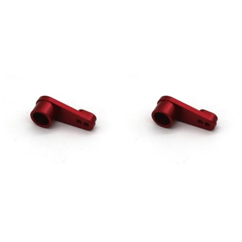 supgowea 2X Metall Servo Arm Servo Horn für 144001 144002 124016 124017 124018 124019 RC Auto Upgrade Teile,Rot von supgowea