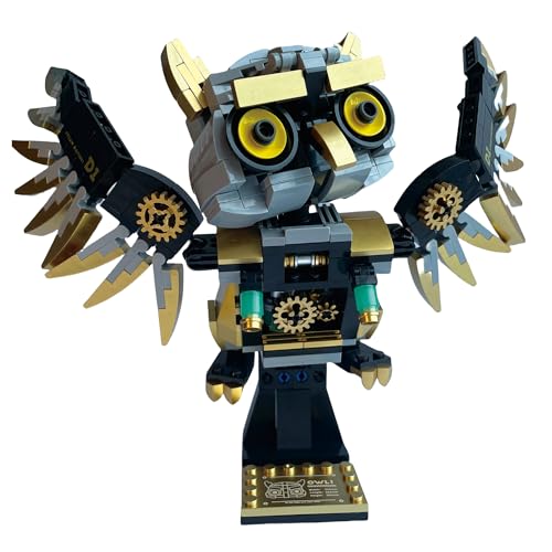 suradara Animal Retro Mechanical Style Building Blocks, Metallfarbe spezielle Transferdruck, Bildung und kreatives Spielzeug für Kinder ab 8 Jahren (T7003) von suradara