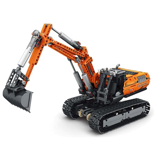 suradara Bagger – 1.106-teiliger dynamischer Bagger-Bausatz für Technikbegeisterte und Liebhaber großer Maschinen, Ingenieurfahrzeug-Bausteinset, Spielzeug für Jugendliche ab 14 Jahren 22003 suradara Bagger – 1.106-teiliger dynamischer Bagger-Bausatz für Technikbegeisterte und Liebhaber großer Maschinen, Ingenieurfahrzeug-Bausteinset, Spielzeug für Jugendliche ab 14 Jahren 22003 von suradara