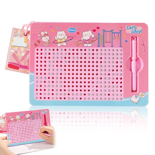 svpfuo Magnetspiel, Magnettafel Kinder, Magnetische Zeichentafel, 20.7 X 14.4 X 1.3 cm, Bildungsspielzeug für Kinder und Magnetische Spiele, Geeignet für Schule und Familie(B) von svpfuo