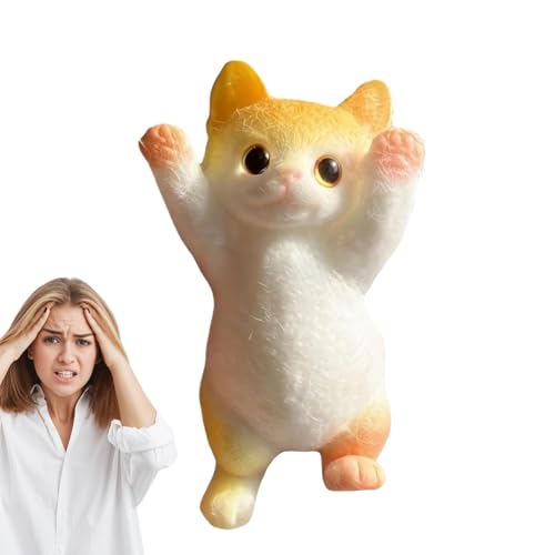 Cat Squishy - squeze Toy for Travel School Desk | Hände Heben Katze | Interaktives Dehnbares Spielzeug | Langeweile Buster Für Klassenzimmer OFICE Travel School Schreibtisch Angst Erleichterung Spaß Cat Squishy - squeze Toy for Travel School Desk | Hände Heben Katze | Interaktives Dehnbares Spielzeug | Langeweile Buster Für Klassenzimmer OFICE Travel School Schreibtisch Angst Erleichterung Spaß von syayw