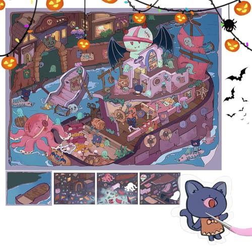 Machen Sie Ihre eigenen Hausaufkleber - 3D -Effekt -Horror -Abziehbilder, Scrapbook -Crafting -Aufkleber, dekorative Landschaftsgestaltung Art | Spooky Sticker Set für Kinder Mädchen Lehrer Machen Sie Ihre eigenen Hausaufkleber - 3D -Effekt -Horror -Abziehbilder, Scrapbook -Crafting -Aufkleber, dekorative Landschaftsgestaltung Art | Spooky Sticker Set für Kinder Mädchen Lehrer von syayw