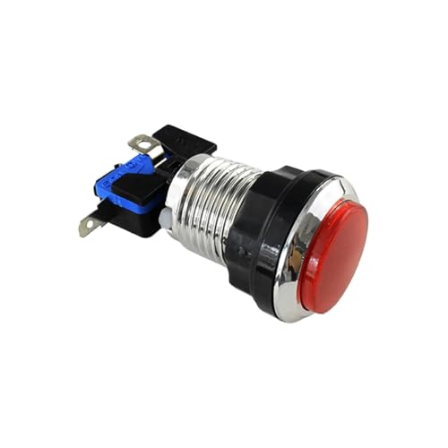 Spielekonsolentaste – LED-Arcade-LED-Taste, runder für die Spielmaschine, Drucktaste der Spielkonsole für Erwachsene, Jugendliche, und Mädchen Spielekonsolentaste – LED-Arcade-LED-Taste, runder für die Spielmaschine, Drucktaste der Spielkonsole für Erwachsene, Jugendliche, und Mädchen von syayw