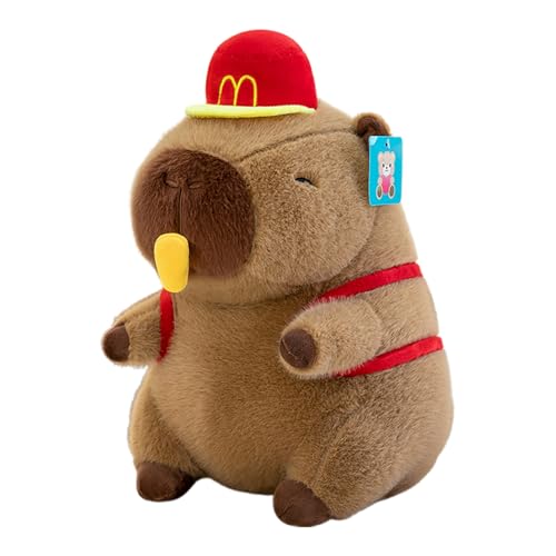 syayw Capybara Plüschpuppe – Cartoon Gefülltes Capybara Spielzeug | niedliche Pommes Frites Capybaras Tier | Plüschtier für Spielzimmer, Wohnzimmer, Sofa, Schlafzimmer, Auto syayw Capybara Plüschpuppe – Cartoon Gefülltes Capybara Spielzeug | niedliche Pommes Frites Capybaras Tier | Plüschtier für Spielzimmer, Wohnzimmer, Sofa, Schlafzimmer, Auto von syayw