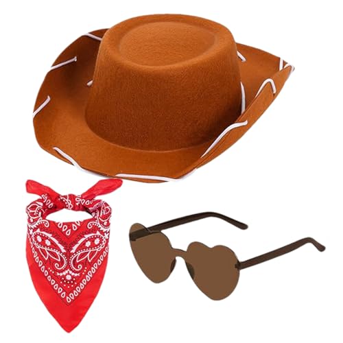 syayw Cowboy Dress Up Set - Western Kostümzubehör Für | Sheriff Hat Belt Badge Toy Set | Wild Rollenspiel Ausrüstung | Stellen Sie Sich Vor, Das Outfit Für Den Halloween -Party Spaß Zu syayw Cowboy Dress Up Set - Western Kostümzubehör Für | Sheriff Hat Belt Badge Toy Set | Wild Rollenspiel Ausrüstung | Stellen Sie Sich Vor, Das Outfit Für Den Halloween -Party Spaß Zu von syayw