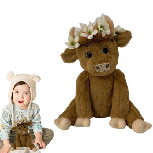 syayw Kuhplüschspielzeug - Weiches Plüschkuhspielzeug | Scottish Highland Cow Plüschspielzeug | Highland Vieh Doll Farm | Kuhgefüllte Tierische Realistische Flauschige Komfort Highland Kuh Begleiten syayw Kuhplüschspielzeug - Weiches Plüschkuhspielzeug | Scottish Highland Cow Plüschspielzeug | Highland Vieh Doll Farm | Kuhgefüllte Tierische Realistische Flauschige Komfort Highland Kuh Begleiten von syayw