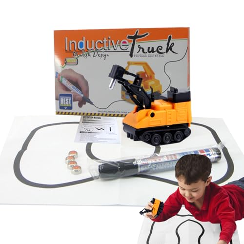 syayw Magic Inductive Toy Truck – 180 g ABS Engineering Vehicles Mini-Spielzeug | Lernspielzeug | Verfolgen Sie jedes Bagger-Spielzeug der schwarzen Linie mit optischem Sensor für ein neues Geschenk syayw Magic Inductive Toy Truck – 180 g ABS Engineering Vehicles Mini-Spielzeug | Lernspielzeug | Verfolgen Sie jedes Bagger-Spielzeug der schwarzen Linie mit optischem Sensor für ein neues Geschenk von syayw
