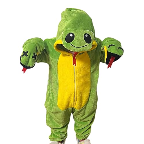 syayw Snake Kostüm für Kinder, Pyjamas – 650 g Cartoon Sleeping Sleeping for Toddler Mädchen | Winterkostüm aus bequemem Overall | Mondurlaub Pyjama für Ha syayw Snake Kostüm für Kinder, Pyjamas – 650 g Cartoon Sleeping Sleeping for Toddler Mädchen | Winterkostüm aus bequemem Overall | Mondurlaub Pyjama für Ha von syayw