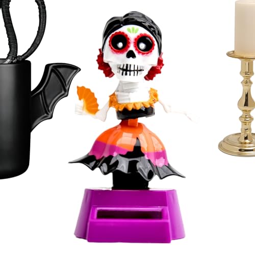syayw Totenkopffigur Rütteln – Figur mit Rüttelkopf für Armaturenbrett, lustige automatische Figur für Büro, Geschenk, Familie, Freunde, Erwachsene, Kollegen syayw Totenkopffigur Rütteln – Figur mit Rüttelkopf für Armaturenbrett, lustige automatische Figur für Büro, Geschenk, Familie, Freunde, Erwachsene, Kollegen von syayw