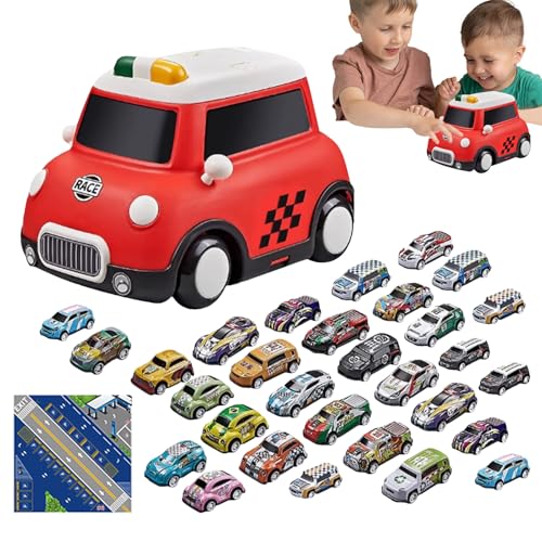 syayw Ziehen Sie Autospielzeug zurück, kleines Auto für Kinder, Kleinwagen -Kleinkindspiele, Reibungsfahrzeuge, interaktiv syayw Ziehen Sie Autospielzeug zurück, kleines Auto für Kinder, Kleinwagen -Kleinkindspiele, Reibungsfahrzeuge, interaktiv von syayw