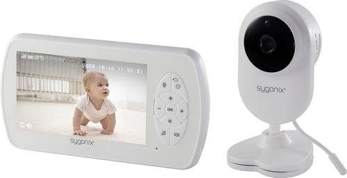 Sygonix HD Baby Monitor SY-4548738 Babyphone mit Kamera Kabellos 2.4GHz von sygonix