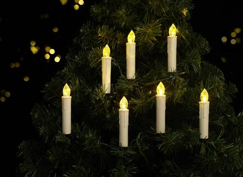 Sygonix SY-4531626 Weihnachtsbaum-Beleuchtung Außen batteriebetrieben Anzahl Leuchtmittel 20 LED Wa von sygonix