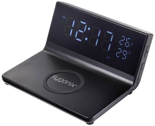 Sygonix Ladestation Alarm Clock with Wireless Charger SY-5459860 von sygonix