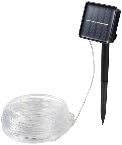Sygonix Solar-Lichterkette SY-5731698 LED 6W Warmweiß Transparent von sygonix
