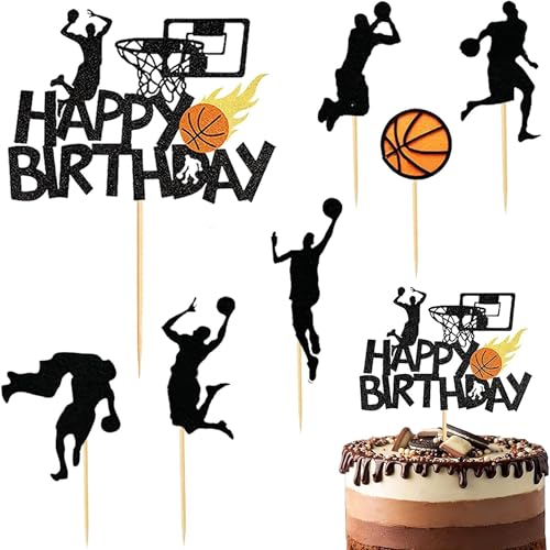 syiyunran kuchendeko geburtstag basketball - schwarz 24 stücke tortendeko glitzer cake topper tortenaufleger für tischdekoration thema geburtstagsparty geburtstagskuchen dekorationen in party syiyunran kuchendeko geburtstag basketball - schwarz 24 stücke tortendeko glitzer cake topper tortenaufleger für tischdekoration thema geburtstagsparty geburtstagskuchen dekorationen in party von syiyunran