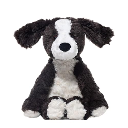 Border Collie Stoffed Animal - Border Collie Dog Plüschspielzeug | Realistische Stofftierborder Collie | Plüsch Blaack Und Weißes Grenze Tier | Weicher Huggierbarer Welpe Plüsch Hundespielzeug Für Kin von szaluyk