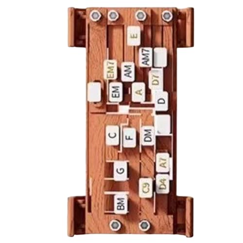 Guitar Chord Trainer - Guitar Learning Aid Accessoires | Linkshänder Gitarrenakkordtrainer | Guitar Aid Assisted Tool | Gitarrenunterrichtspraxis Hilfe | Gitarrenlernsystem Für Familien Erwachsene Kin von szaluyk