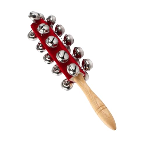 Hölzerne Jingle Handglocken - Kinder Holzhandinstrument Jingle Bell | Edelstahl Hand Jingle Bell | Eltern-Kind-Interaktion Percussion Rattles | Home School Musik Lernen Spielzeug Für , Mädchen Hölzerne Jingle Handglocken - Kinder Holzhandinstrument Jingle Bell | Edelstahl Hand Jingle Bell | Eltern-Kind-Interaktion Percussion Rattles | Home School Musik Lernen Spielzeug Für , Mädchen von szaluyk