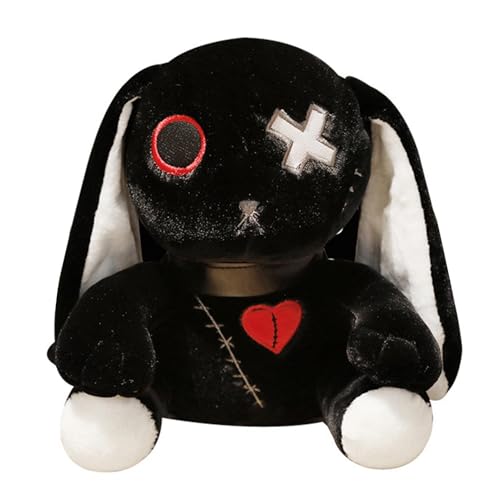 Kaninchen -Plüschspielzeug, gotisch gefüllte Tierkaninchen | Schwarz/weiß/rosafarbene Hase Toyy Draadful Pluushie Dolls Geschenke Hallowen Rabbiit Plushh Toy | Halloween Weihnachten Rabt Plüschg Kaninchen -Plüschspielzeug, gotisch gefüllte Tierkaninchen | Schwarz/weiß/rosafarbene Hase Toyy Draadful Pluushie Dolls Geschenke Hallowen Rabbiit Plushh Toy | Halloween Weihnachten Rabt Plüschg von szaluyk
