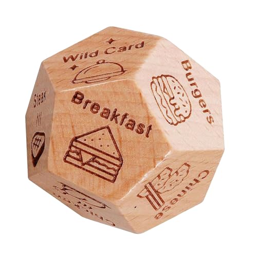 Lebensmittelentscheidungswürfel aus – Lebensmittelwürfel für Sie und Ihn, Paare, Geschenkideen, 12-seitige Mehrfach-Würfel, Lebensmittel-Entscheidungsspiele, Dating-Würfel, Dinner-Würfel, Lebensmittelentscheidungswürfel aus – Lebensmittelwürfel für Sie und Ihn, Paare, Geschenkideen, 12-seitige Mehrfach-Würfel, Lebensmittel-Entscheidungsspiele, Dating-Würfel, Dinner-Würfel, von szaluyk