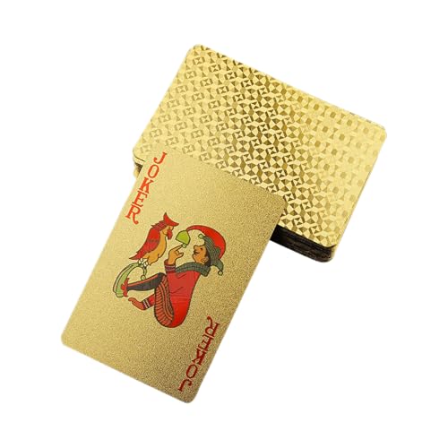 Luxus -Pokerspielkarten Set | Tragbares PVC Red & Blue Twin Pack | Klassisches Kartenspiel für Partys, Festivals & Travel | Tolles Geschenk für , Mädchen und Erwachsene | Tabletop Game Companion von szaluyk