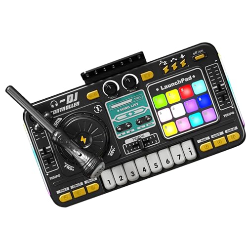 Musikmixer Klavierspielzeug-USB Wiederaufladbar, Multifunktionsfunktion | Elektronische Tastatur Mit Soundeffekten, Lernmerkmale, Bildungsmusikinstrument Für Kinder Mädchen Anfänger Geburtstags von szaluyk