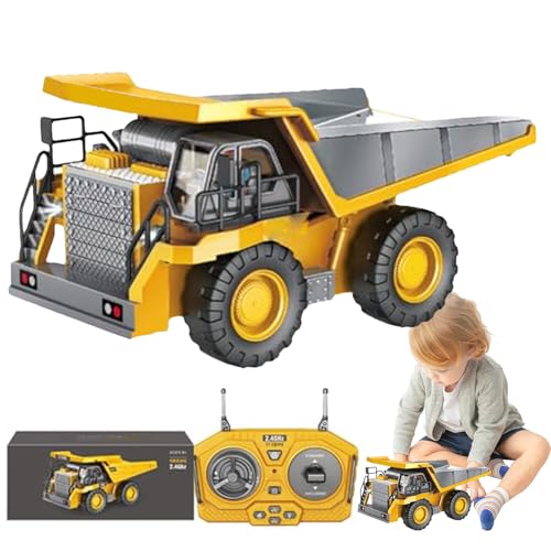 RC-Muldenkipper für Kinder, ferngesteuerter Muldenkipper | RC-Baufahrzeug-Technikspielzeug für Kinder ab 6 Jahren,Batteriebetriebene RC-Konstruktionsspielzeugfahrzeuge mit Licht/Geräuschen zum RC-Muldenkipper für Kinder, ferngesteuerter Muldenkipper | RC-Baufahrzeug-Technikspielzeug für Kinder ab 6 Jahren,Batteriebetriebene RC-Konstruktionsspielzeugfahrzeuge mit Licht/Geräuschen zum von szaluyk