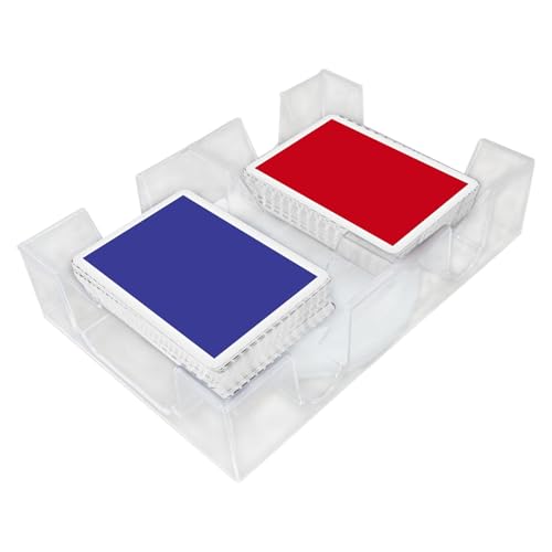 Spielkartenhalter - Rotierender Kartenhalter | Schwenkbarer Kartenhalter | Durchsichtiger Drehbarer Kartenhalter duàl Deck | Drehbarer Kartenhalter | Spielkartentablett Für Kinder Und Erwachsene, Pok von szaluyk