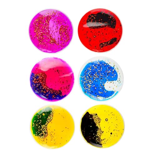 Squeeze Toy - süßes Zappelspielzeug, flüssiges entspannendes Design | 6-Farben Stressabbaudekorationen, Klassenzimmergebrauch für Kinder Teen Girls Erwachsene, drücken Spielzeug für Angst, Zapp von szaluyk