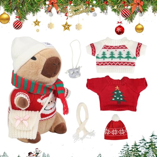 szaluyk Capybara Plüsch | Süße Capybàra Stofftiere | Càpybara Plüschspielzeug mit Schildkrötenbeutel | Weiches Capybara Kissen mit | Sammlerspielzeug Weihnachtsdekoration für Wohnzimmer Schlaf szaluyk Capybara Plüsch | Süße Capybàra Stofftiere | Càpybara Plüschspielzeug mit Schildkrötenbeutel | Weiches Capybara Kissen mit | Sammlerspielzeug Weihnachtsdekoration für Wohnzimmer Schlaf von szaluyk
