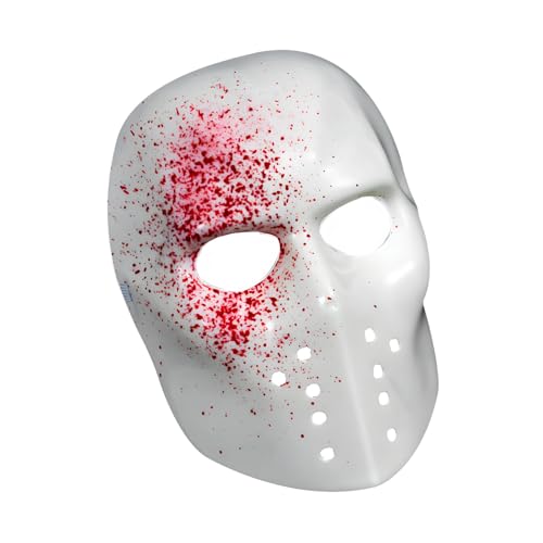szaluyk Halloween Ghostface Maske - Scary Horror Ghost Headbeer mit Zunge für Spukhaus, Filmkostüm, Cosplay -Fang -Nacht -Party, White V. szaluyk Halloween Ghostface Maske - Scary Horror Ghost Headbeer mit Zunge für Spukhaus, Filmkostüm, Cosplay -Fang -Nacht -Party, White V. von szaluyk
