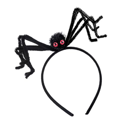 szaluyk Halloween Spider Stirnband für Frauen Halloween Headbannd Hallowen Spidder Web Headbaand Halloween Hairband Spideer Hair Accessoires Kopfbedeckung Fors Women4.33x6.5x1.77 Zoll von szaluyk