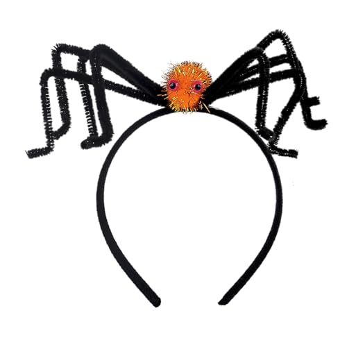 szaluyk Halloween Spider Stirnband für Frauen Halloween Headbannd Hallowen Spidder Web Headbaand Halloween Hairband Spideer Hair Accessoires Kopfbedeckung Fors Women4.33x6.5x1.77 Zoll von szaluyk