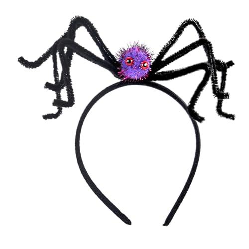 szaluyk Halloween Spider Stirnband für Frauen Halloween Headbannd Hallowen Spidder Web Headbaand Halloween Hairband Spideer Hair Accessoires Kopfbedeckung Fors Women4.33x6.5x1.77 Zoll von szaluyk