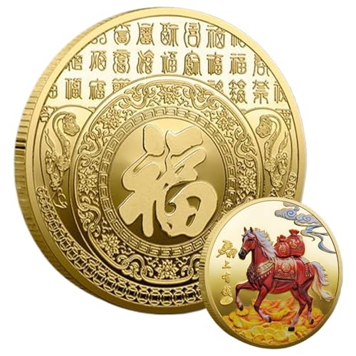 szaluyk Pferdemünze | Jahr des Hauses | Segen Souvenir | Glück Kursfrequenz | 2026 Chinesische Neujahrsdekoration | Sammlergeschenk | Home Desk Ornament | Erwachsene Kindersammler | Festliche Feier szaluyk Pferdemünze | Jahr des Hauses | Segen Souvenir | Glück Kursfrequenz | 2026 Chinesische Neujahrsdekoration | Sammlergeschenk | Home Desk Ornament | Erwachsene Kindersammler | Festliche Feier von szaluyk