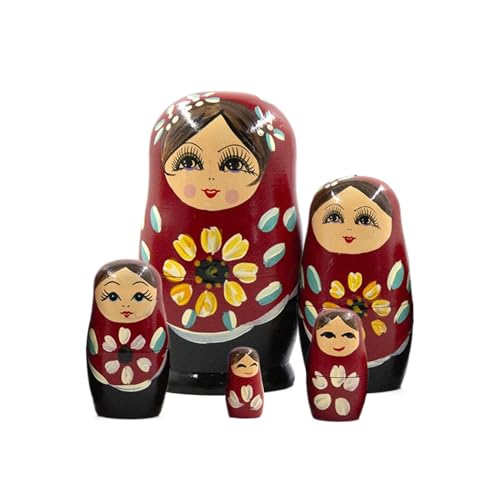 szaluyk Russische Nistpuppen - hölzerne handgefertigte Ornamente, Stapelpuppenfiguren | Puppengeschenkset, Wohnkultur Kinderzimmer Kamin Tisch Herzstück Urlaubseingang Display szaluyk Russische Nistpuppen - hölzerne handgefertigte Ornamente, Stapelpuppenfiguren | Puppengeschenkset, Wohnkultur Kinderzimmer Kamin Tisch Herzstück Urlaubseingang Display von szaluyk