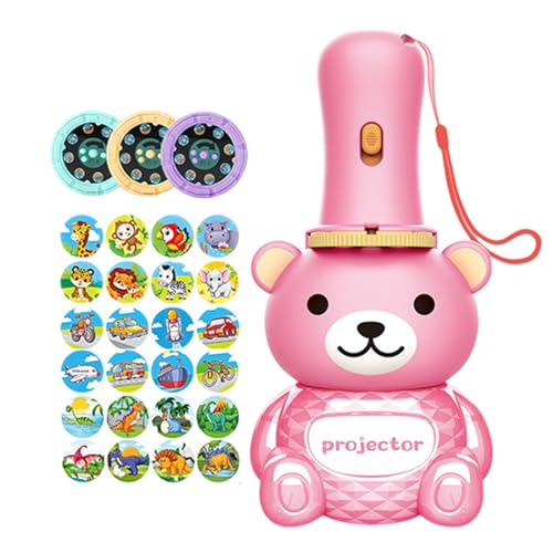 szaluyk Torch -Projektorprojektionbeleuchtung | Bear Aussehen Projector Lighht, Large Speicherplatz 24 Muster Light Toy Children's Lightinng für Mädchen 2,56 x 5,31 Zoll szaluyk Torch -Projektorprojektionbeleuchtung | Bear Aussehen Projector Lighht, Large Speicherplatz 24 Muster Light Toy Children's Lightinng für Mädchen 2,56 x 5,31 Zoll von szaluyk