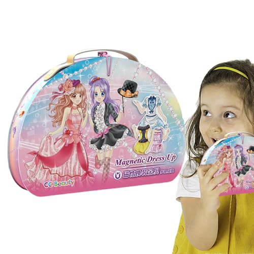 szaluyk Verkleidungs-Aufkleber-Buch – Sammelbuch Pretend Play Magnetic Princess Dress Up Game – Mädchen Kostüme Spiel Aufkleber Verkleiden Aktivität pädagogisch für Zuhause, Reisen, Kindergarten szaluyk Verkleidungs-Aufkleber-Buch – Sammelbuch Pretend Play Magnetic Princess Dress Up Game – Mädchen Kostüme Spiel Aufkleber Verkleiden Aktivität pädagogisch für Zuhause, Reisen, Kindergarten von szaluyk