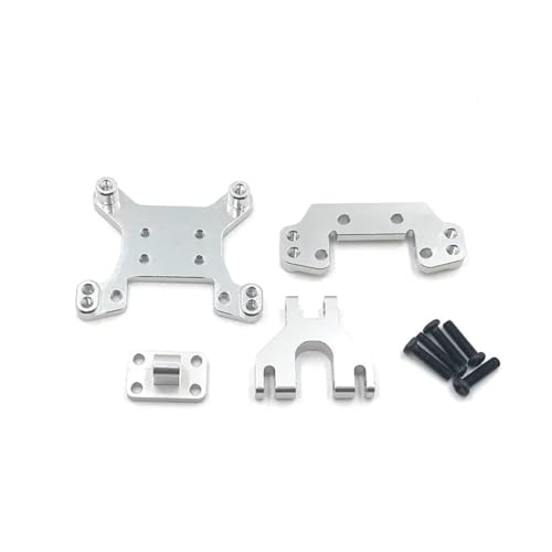 tKLNvZ 1/12 RC Car Upgrade Teile Zubehör 124016 124018 Metall-Stoßdämpfer-Set vorne und hinten(Silver) von tKLNvZ
