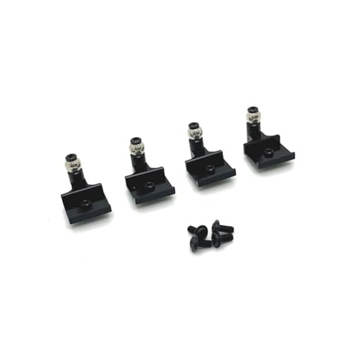 tKLNvZ 1/16 RC Auto Upgrade Teile Zubehör C64 C64-1 Metall Shock Tower Stoßdämpfer Halterung(Black) von tKLNvZ