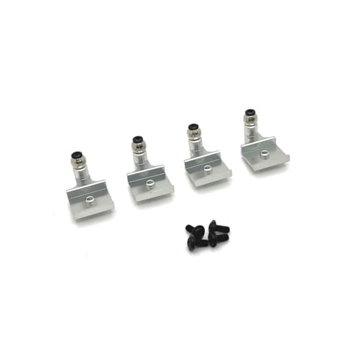 tKLNvZ 1/16 RC Auto Upgrade Teile Zubehör C64 C64-1 Metall Shock Tower Stoßdämpfer Halterung(Silver) von tKLNvZ