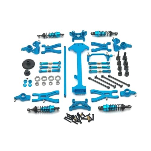 tKLNvZ 1/18 RC Auto Modifikation Zubehör A949 A959 A969 A979 K929 Metall Upgrade Teile Kit Antriebswelle Stoßdämpfer Link Stange(Blue) von tKLNvZ