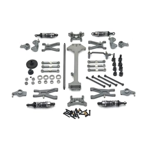 tKLNvZ 1/18 RC Auto Modifikation Zubehör A949 A959 A969 A979 K929 Metall Upgrade Teile Kit Antriebswelle Stoßdämpfer Link Stange(Grey) von tKLNvZ